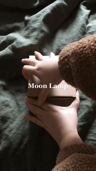 LED Moon Lamp – 3D Printed Night Light with Touch & Remote Control