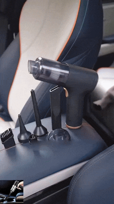 3-in-1 Cordless Mini Vacuum Cleaner – Vacuum, Blow & Inflate Anywhere with Ease