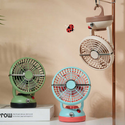 Portable Hanging Clip Electric Fan, Mini Rechargeable Camping Fan, Handy Air Cooler