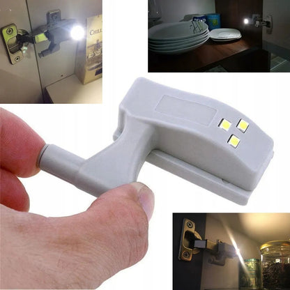 LED Cabinet Hinge Light – Automatic Motion-Activated Interior Cupboard Lamp