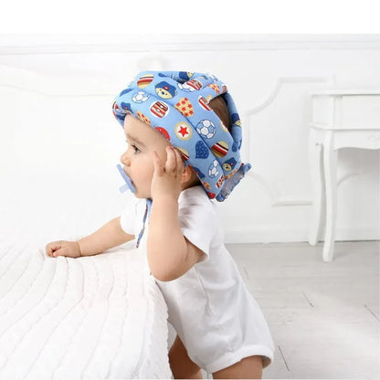 Adjustable Breathable Baby Safety Helmet – Shock Absorbing Head Protector