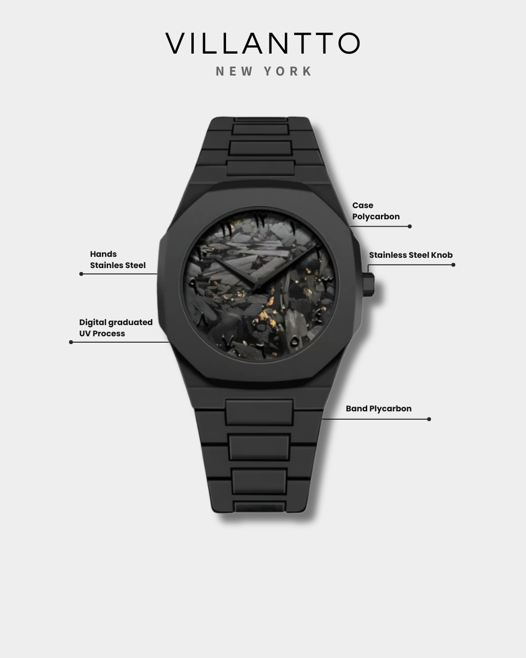 BLVCK NUIT ARABIC WATCH - LIMITED EDITION
