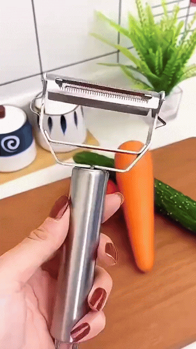 Stainless Steel Vegetable & Potato Peeler & Julienne Cutter Tool