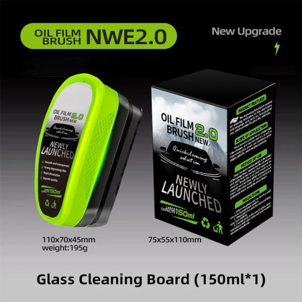 Oil Film Brush 2.0 – Clear Vision Windshield & Glass Cleaner