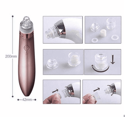 Blackheads Remover Vacuum Suction, Blackhead Removal Machine,  Deeply Facial Cleaning Tool