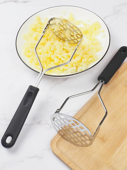 Premium Stainless Steel Potato Masher – Effortless Mashing with Comfort Grip