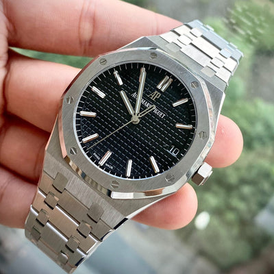 AP Royal Oak Selfwinding Steel Black Dial 41mm