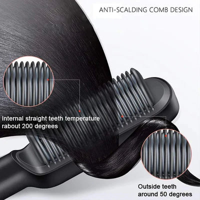 Electric Comb Hair Straightener