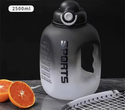 Portable Sport Water Bottle, Large Capacity Outdoor Travel Water Bottle, Gradient Gym Drink Bottle, Plastic Reusable Water Cup
