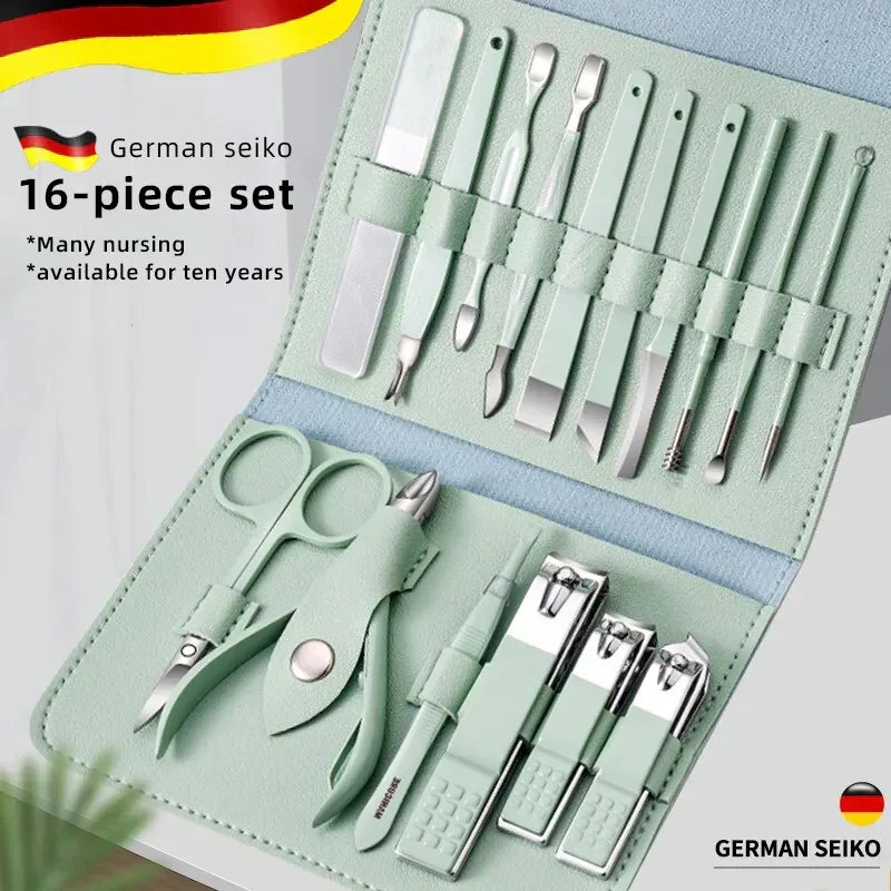 16 PCs Nail Clipper/Manicure & Pedicure Kit