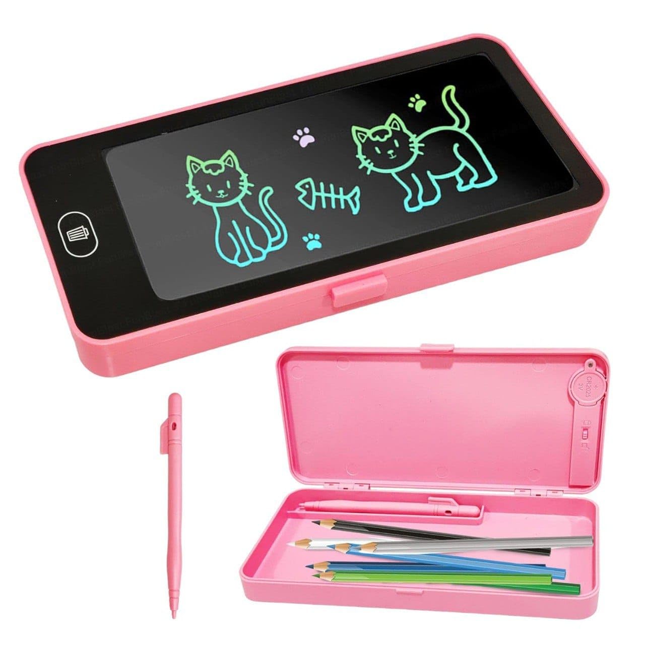 Kids LCD Drawing Tablet Pencil Box