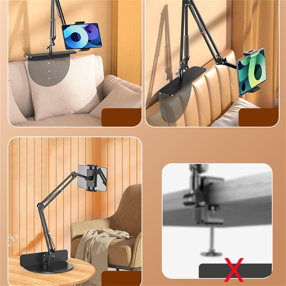 Hidden Bedside Phone Tablet Holder Retractable