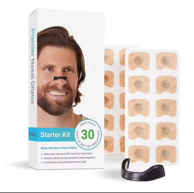 Magnetic Anti Snore Nose Clip, Nasal Breathing Dilators Starter Kit, Breathing Magnetic Nasal Strip