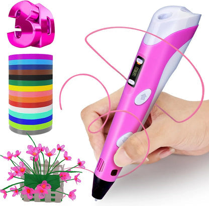 3D Printing Pen with Adjustable Temperature & Speed