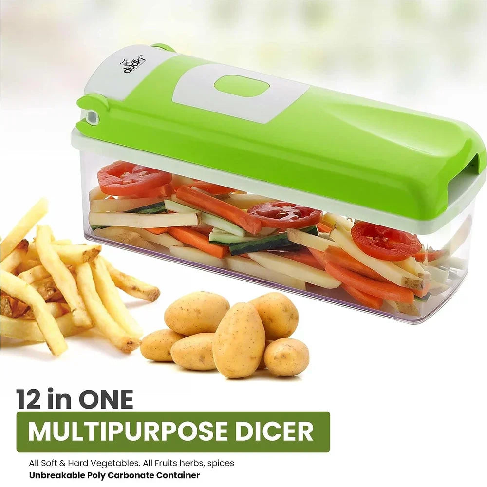 12 In 1 Dicer Nicer Vegetable Cutting Set