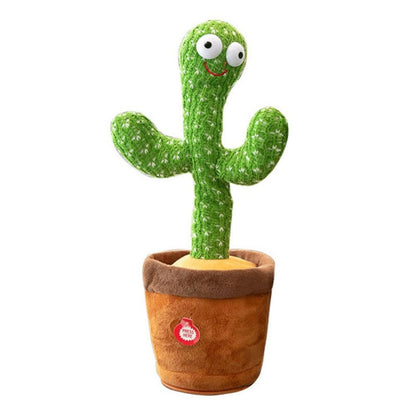 Interactive Dancing Cactus Toy – Singing, Talking & Voice Recording Plush for Kids & Fun Gifting