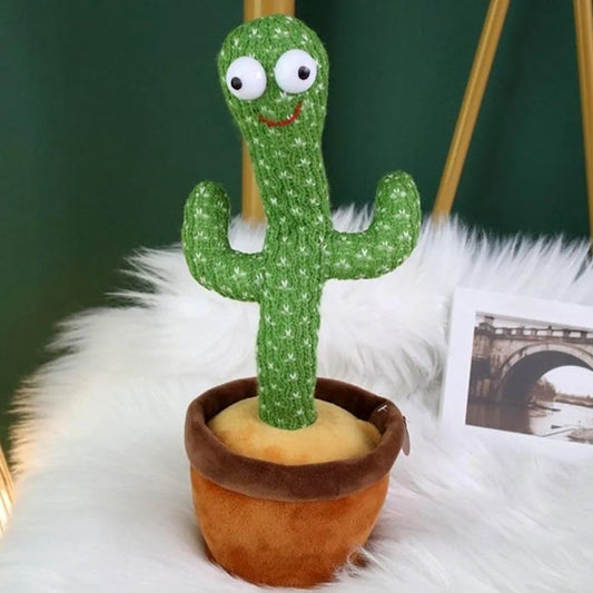 Interactive Dancing Cactus Toy – Singing, Talking & Voice Recording Plush for Kids & Fun Gifting