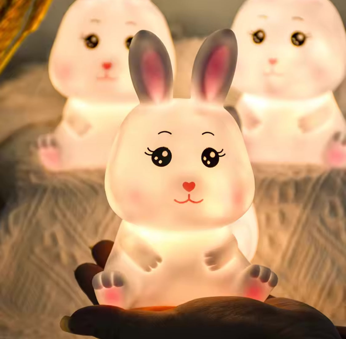 Cute Animal Cartoon LED Night Light, Kids Bedroom Lamp, Mini Baby Sleeping Night Light