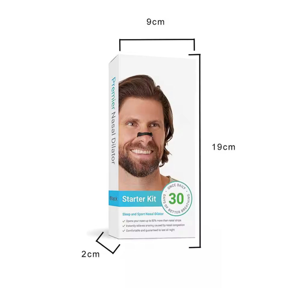 Magnetic Anti Snore Nose Clip, Nasal Breathing Dilators Starter Kit, Breathing Magnetic Nasal Strip