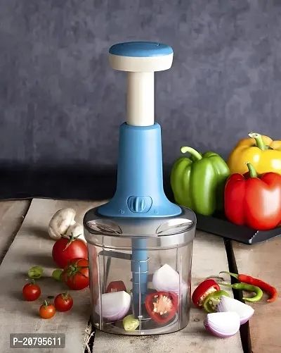 Push Multi-Chop Manual Food Processor – Compact & Powerful (1.5L / 2L)