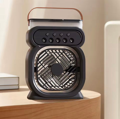 3 in 1 Evaporative Air Conditioner Cooler, Portable Air Conditioner With LED Night Lights, Evaporative Air Cooler Humidifier Fan