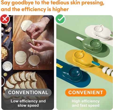 One-Piece Dumpling Maker Press – Fast & Easy Dumpling Mold Tool