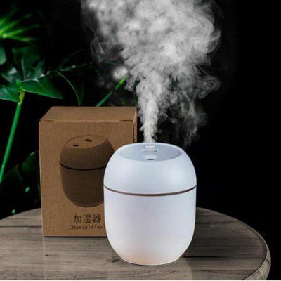 Cute Mini 220ml Silent Humidifier – Instant Freshness & Glowing Skin Anywhere!