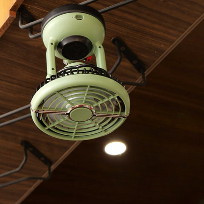 Portable Hanging Clip Electric Fan, Mini Rechargeable Camping Fan, Handy Air Cooler