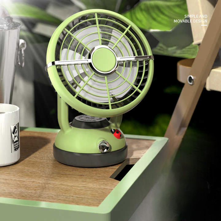 Portable Hanging Clip Electric Fan, Mini Rechargeable Camping Fan, Handy Air Cooler