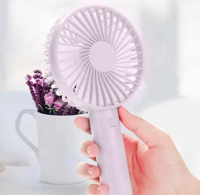 Rechargeable Mini USB Fan, Portable Handheld Fan, Handheld Mini Travel Fan, Desk Fans