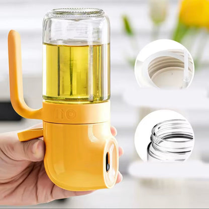 Convenient Glass Oil Spray Bottle, Leak Proof Oil Mister Bottle, Practical Glass Oil Dispenser, Kitchen Gadget Multipurpose Oil Spray Bottle