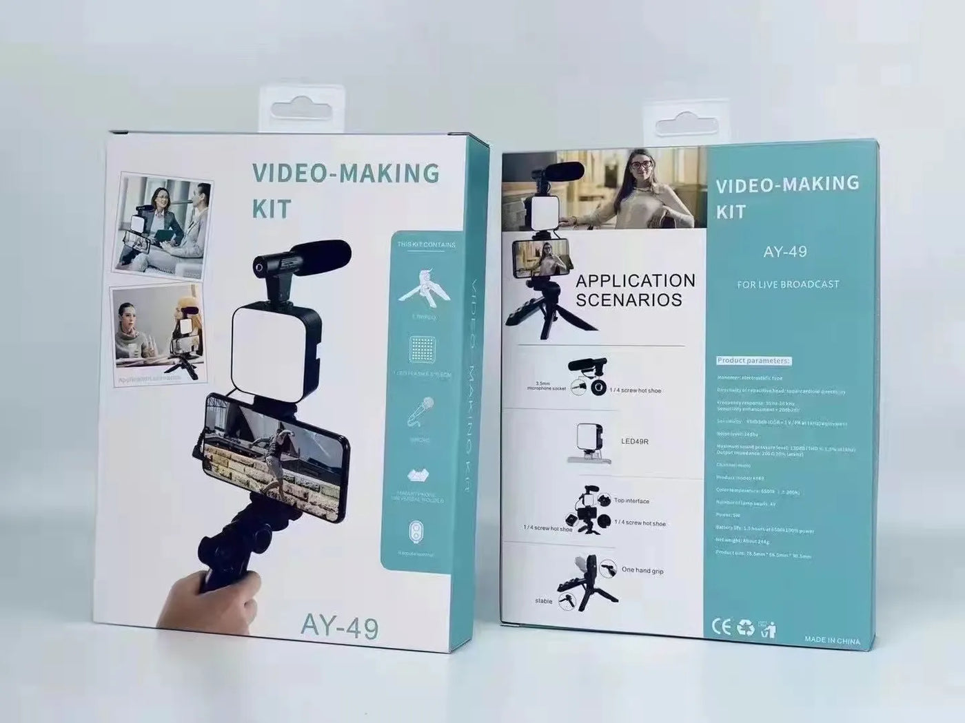 Portable Vlogging Tripod Kit