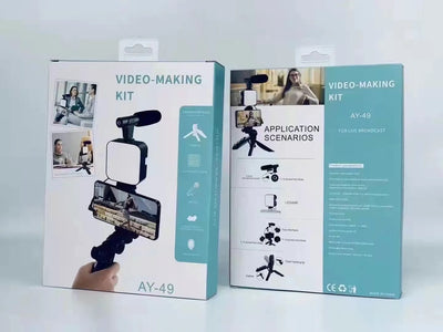 Portable Vlogging Tripod Kit