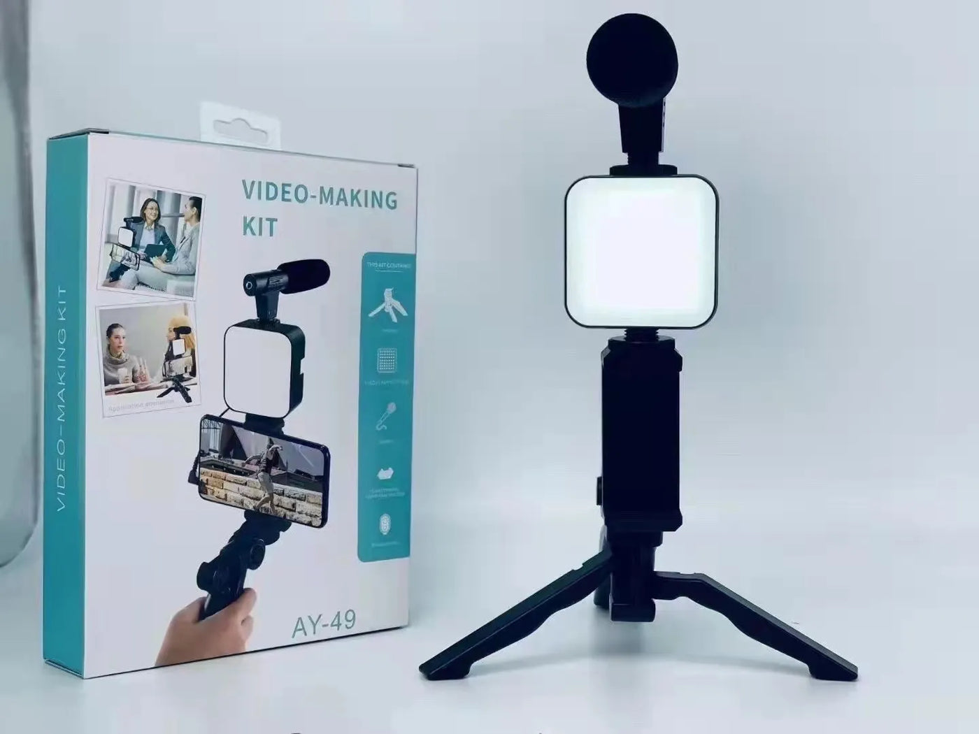 Portable Vlogging Tripod Kit