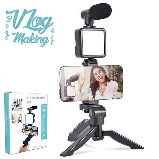 Portable Vlogging Tripod Kit