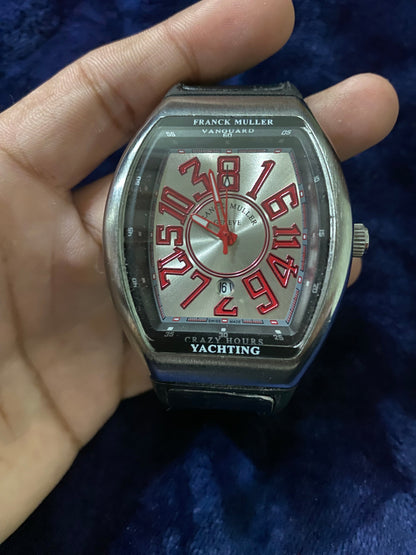 Franck Muller
Vanguard Crazy Hours Men's Watch
Model 45CHACERSILRED