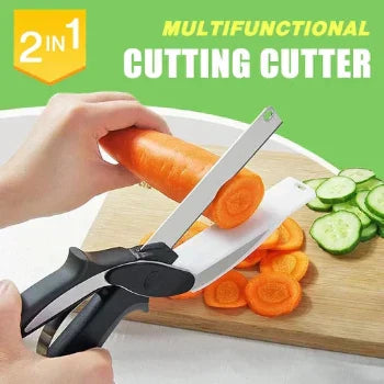 Kitchen clever cutter 2 in 1 - Imported Quality
