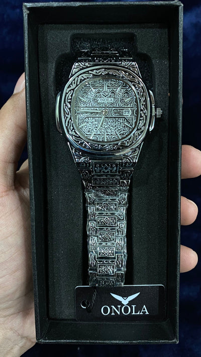 ONOLA Mecca Watch Retro Carved Quartz 30M Waterproof