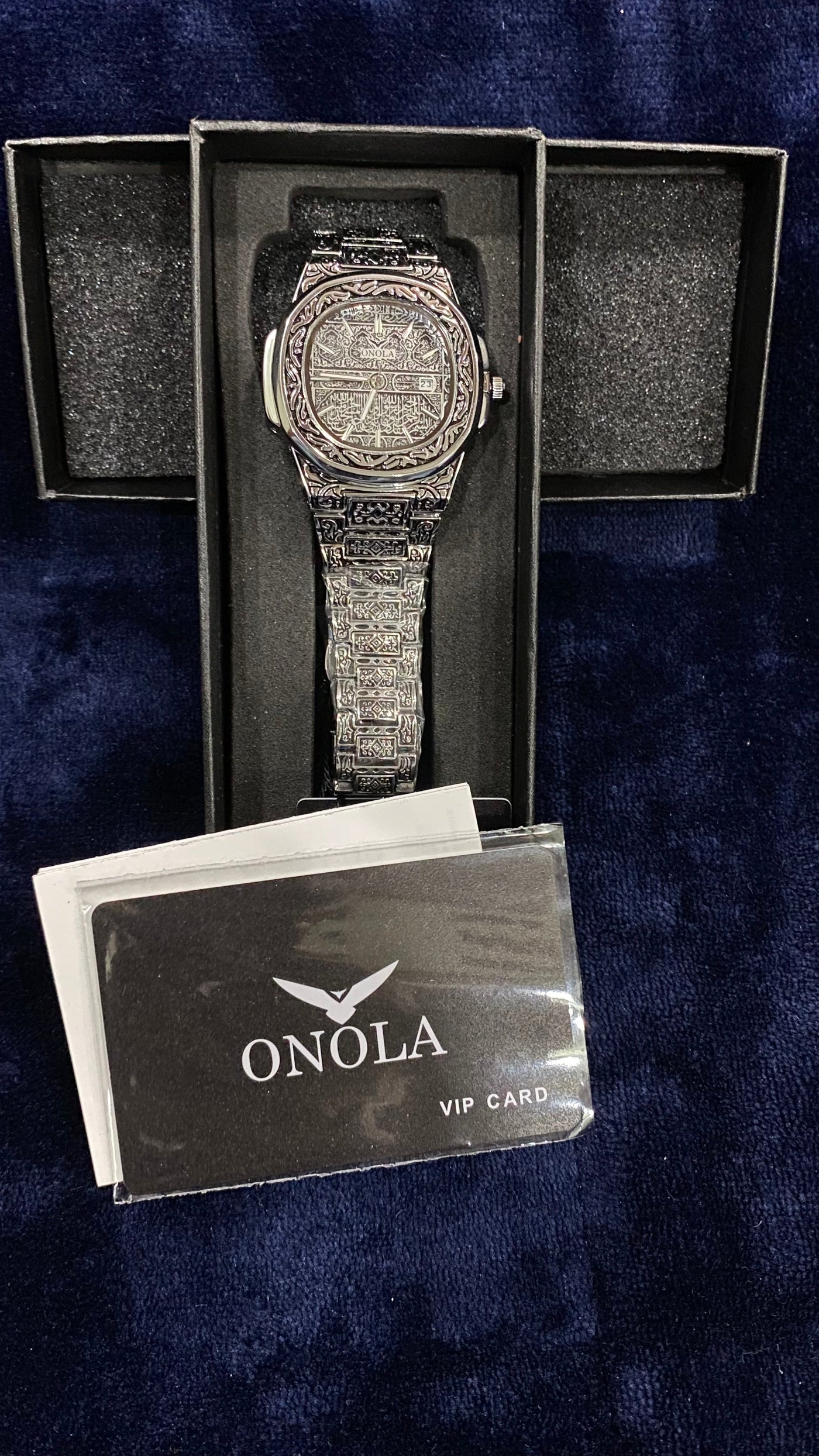 ONOLA Mecca Watch Retro Carved Quartz 30M Waterproof
