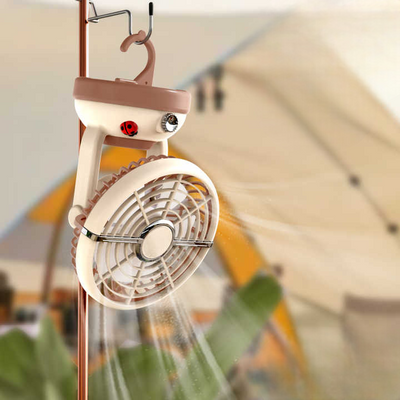 Portable Hanging Clip Electric Fan, Mini Rechargeable Camping Fan, Handy Air Cooler