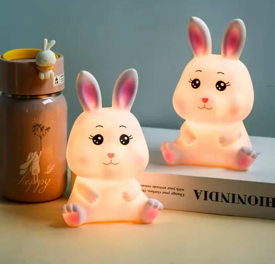 Cute Animal Cartoon LED Night Light, Kids Bedroom Lamp, Mini Baby Sleeping Night Light