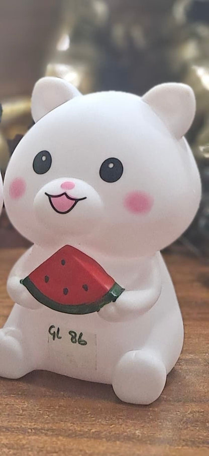 Cute Animal Cartoon LED Night Light, Kids Bedroom Lamp, Mini Baby Sleeping Night Light