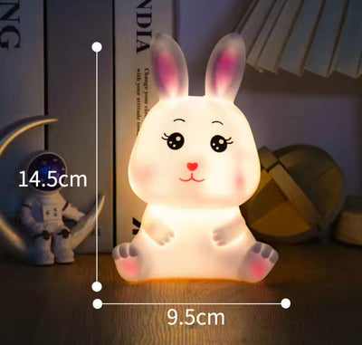 Cute Animal Cartoon LED Night Light, Kids Bedroom Lamp, Mini Baby Sleeping Night Light
