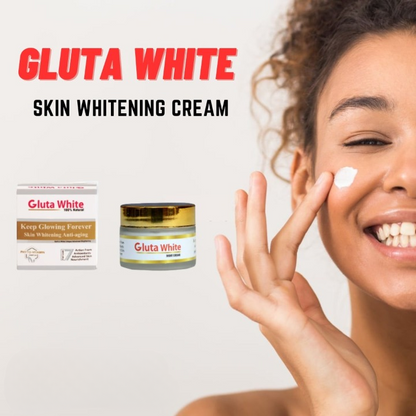 Gluta White Extreme Day & Night Cream – Skin Brightening & Anti-Aging Formula (50g)