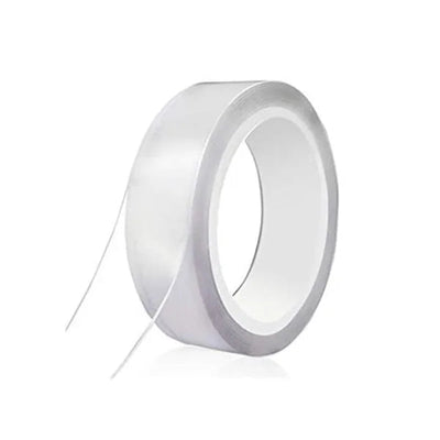 Ultra Strong Reusable Nano Double Sided Tape – Transparent, Washable & Traceless