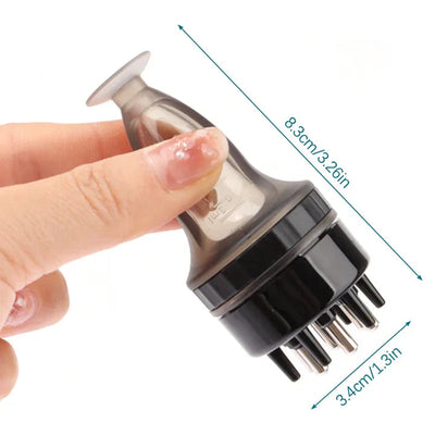 Hair Growth Scalp Massage Comb with Serum Applicator – Anti Hair Loss Treatment Tool