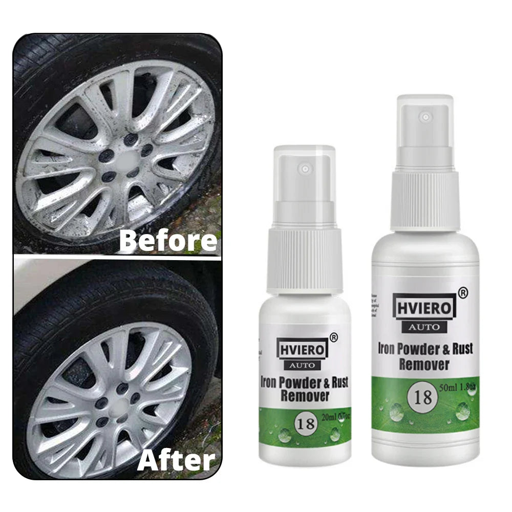 HGKJ-18 Car Rust Remover Spray – Iron Powder & Paint Wheel Cleaner