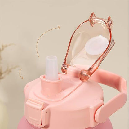 2L Gradient Sports Water Bottle – Large Leakproof Bottle for Gym, Travel, School, and Everyday Use