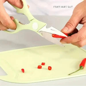 4-in-1 Kitchen Utility Set – Knife, Scissors, Peeler & Mini Cutting Board
