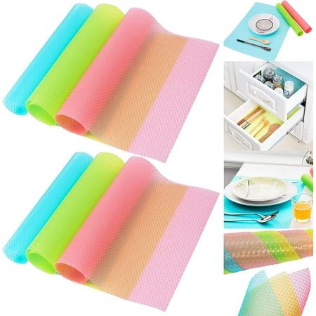 Waterproof Fridge & Cabinet Mats – Washable Printed Liner Roll | Multi-Size Options for Shelves, Drawers & Tables